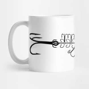 Hook ink Logo fish out of hooks Mug